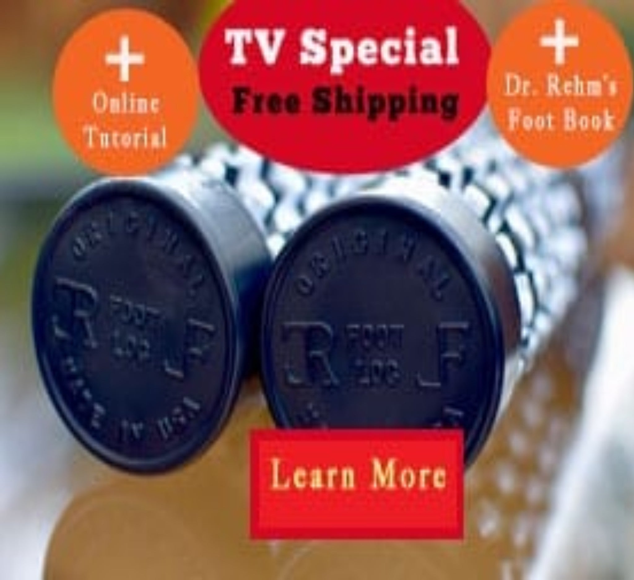 2 Footlogs (Zebra) – Tv Special + Free Shipping